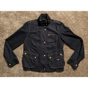 LRL Ralph Lauren Jeans Co Nolita Military Denim Jean Jacket Women’s Size SMALL